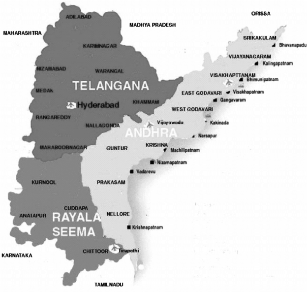 Map of Andhra Pradesh illustrating the three regions Telangana coastal Andhra and 1 Special Trains For Ayodhya: అయోధ్య వెళ్లే వారికి శుభవార్త.